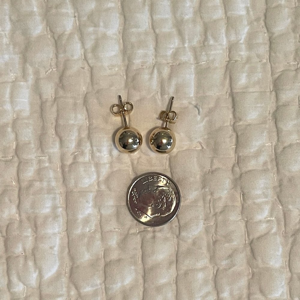 Tiffany & Co. Ball Studs - 14 karat gold